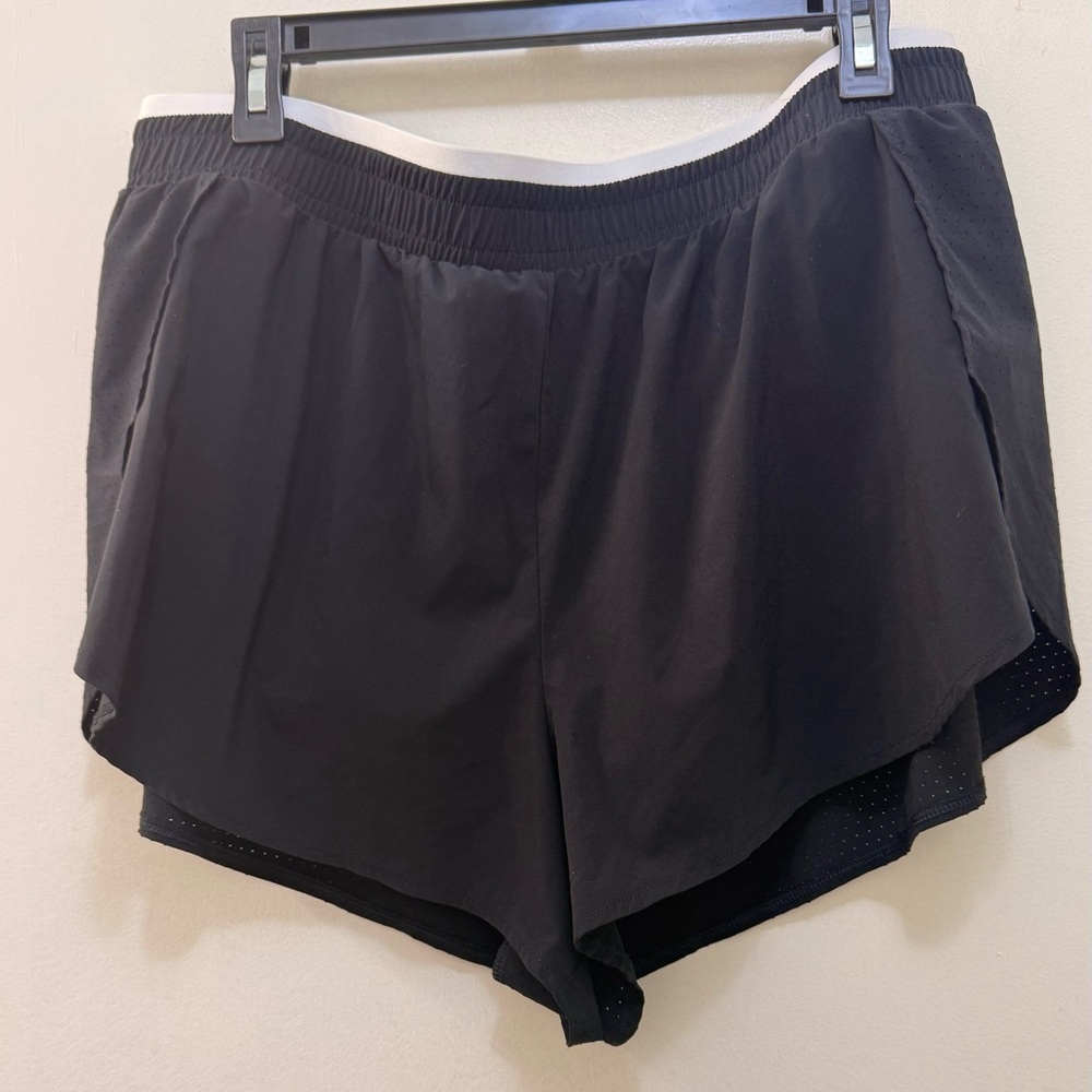 All in motion polyester/spandex Women's Black Athletic Short. size 2X